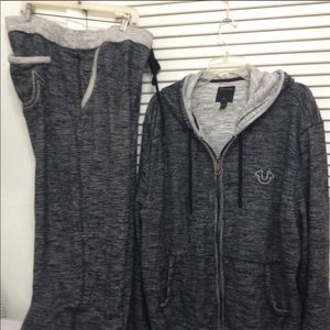 TRUE RELIGION JOG SUIT MENS 3X
